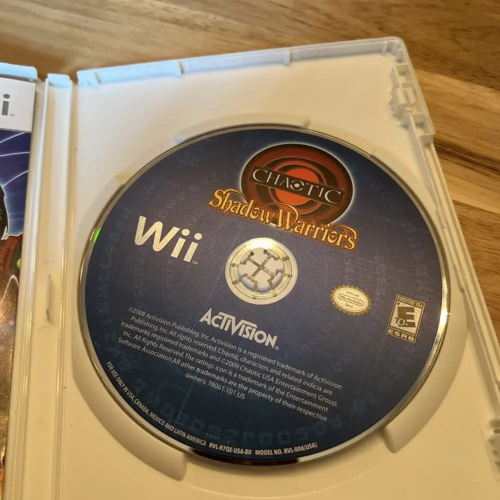 Nintendo Wii: Chaotic: Shadow Warriors, Complete &‎ Tested